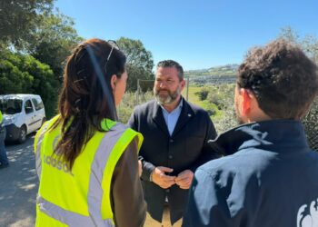 Acosol ejecuta la segunda fase de las obras para llevar agua potable a La Majadilla del Muerto en Mijas