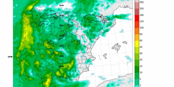 La borrasca Marta cogerá el testigo de Leonardo para seguir azotando a Andalucía