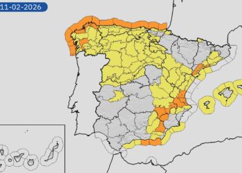 La Aemet activa el aviso amarillo por fenómenos costeros para este miércoles en la Costa del Sol