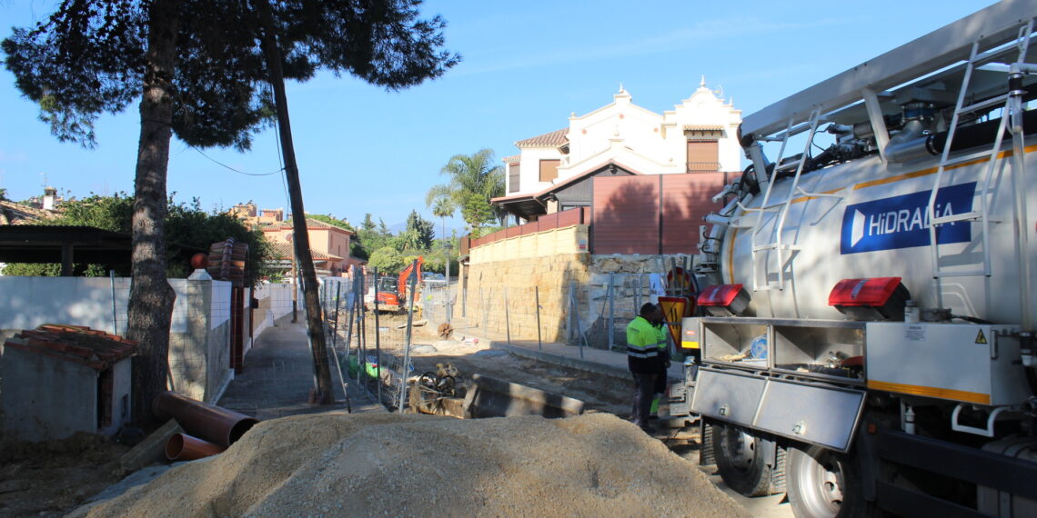 Estepona invierte más de 20 millones de euros en la renovación de las infraestructuras hidráulicas para responder con eficacia a incidencias