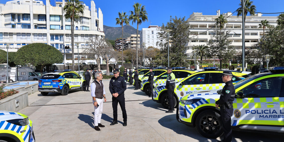 La Policía Local de Marbella incorpora 14 nuevos vehículos dentro del plan estratégico de modernización de su flota