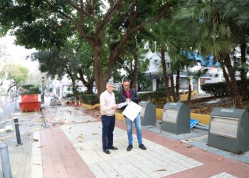Mejorada la accesibilidad, movilidad peatonal y seguridad vial en la avenida de la Constitución