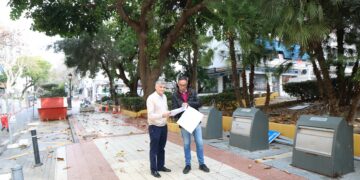 Mejorada la accesibilidad, movilidad peatonal y seguridad vial en la avenida de la Constitución