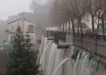 Leonardo deja unas lluvias históricas en Grazalema: 600 litros por metro cuadrado en 24 horas