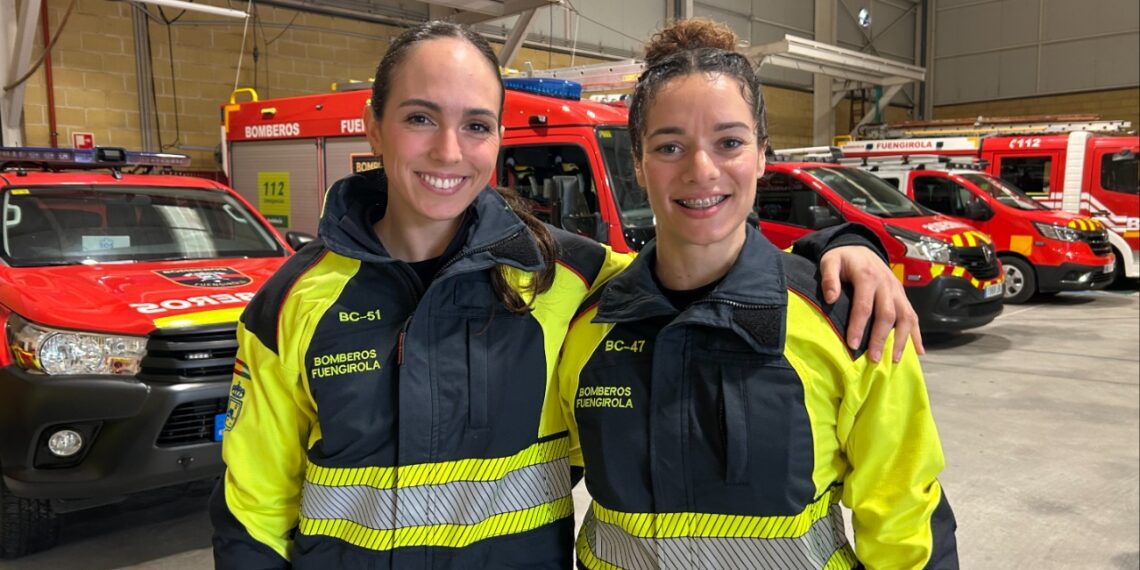 Referentes de Fuengirola: Lucía y Ana Isabel, las primeras bomberas de la ciudad