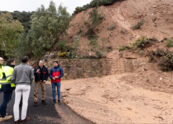 La Diputación destina los primeros seis millones de euros para actuar de emergencia en 37 carreteras afectadas por los últimos temporales