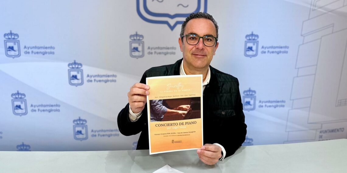 La Casa de la Cultura de Fuengirola acogerá el 13 de marzo el concierto de piano ‘Sencillez. La fuerza de lo simple’ a cargo de Ángel Moya