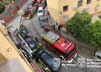 Un incendio en una vivienda de Cruz del Humilladero se cobra la vida del gato de la familia