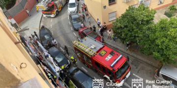 Un incendio en una vivienda de Cruz del Humilladero se cobra la vida del gato de la familia