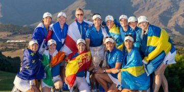 El equipo europeo de la Solheim Cup 2023 recibe el trofeo Unión Europe en los Premios Nacionales del Deporte