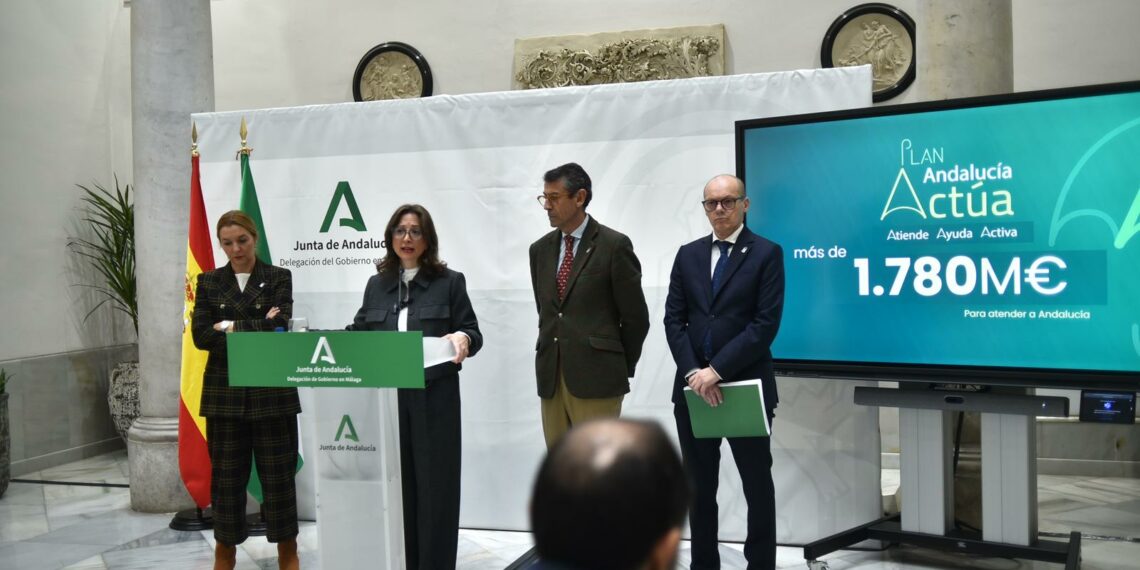 La Junta estima que Málaga recibirá más de 255 millones de euros para la recuperación tras las borrascas