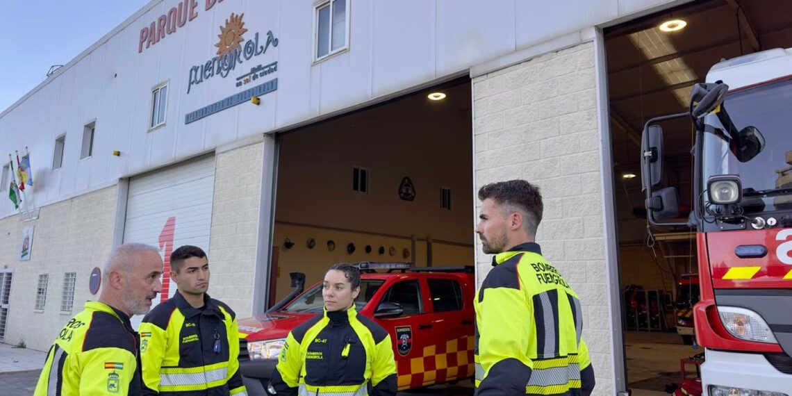 Un grupo de Bomberos de Fuengirola se desplaza a Ronda para ayudar en las labores de emergencia