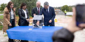 Comienzan las obras de la red de aguas regeneradas para riego que impulsan la Diputación y los ayuntamientos de Málaga y Torremolinos