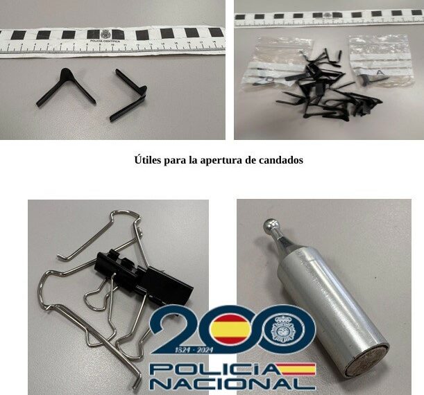 La Policía Nacional detiene a dos ladrones habituales de trasteros en Málaga