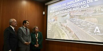 La Junta ampliará la Ciudad de la Justicia de Málaga con una torre de 8 plantas de altura y 16.170 m2