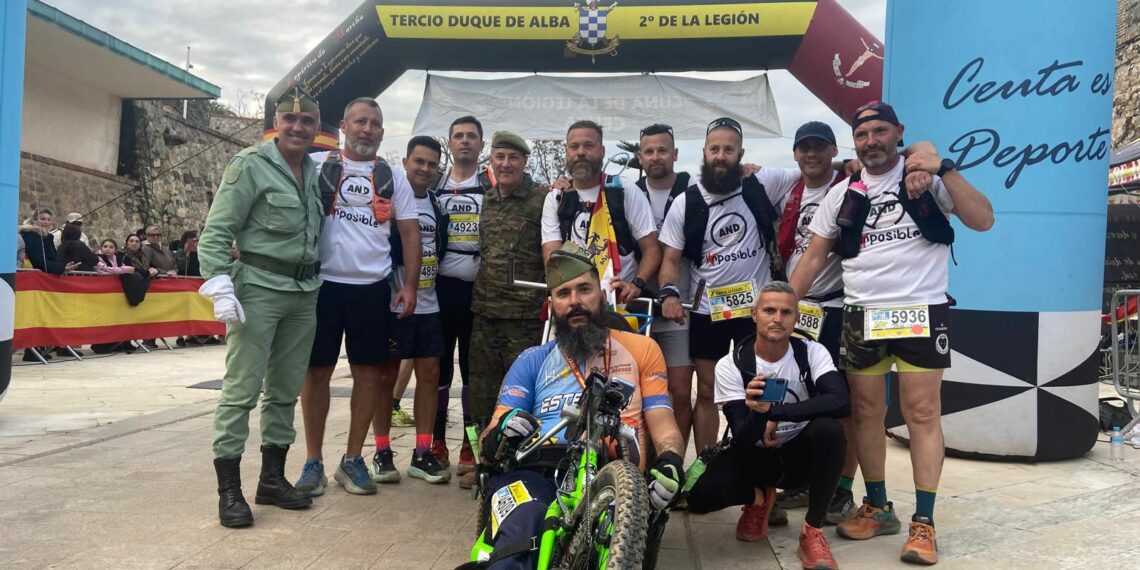 Alejandro Navarro completa la “Cuna de la Legión” en Ceuta: 50 kilómetros y 1.400 de altitud, en 8 horas y 23 minutos, tetrapléjico y con un 92% de discapacidad