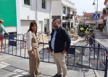 Comienzan las obras de remodelación de la calle Marbella en La Cala de Mijas