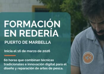 La Noria impulsa la revitalización del oficio de redería con una formación gratuita en el Puerto de Marbella