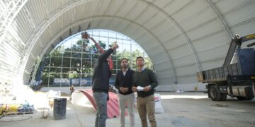 Las obras del Centro de Tecnificación Deportiva de Gimnasia Rítmica superan el 85 por ciento de su ejecución y entran en su fase final