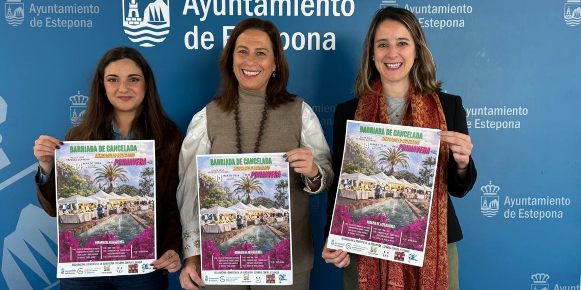 Cancelada acogerá el 14 de marzo el Mercadillo Solidario de Primavera a beneficio de la AECC