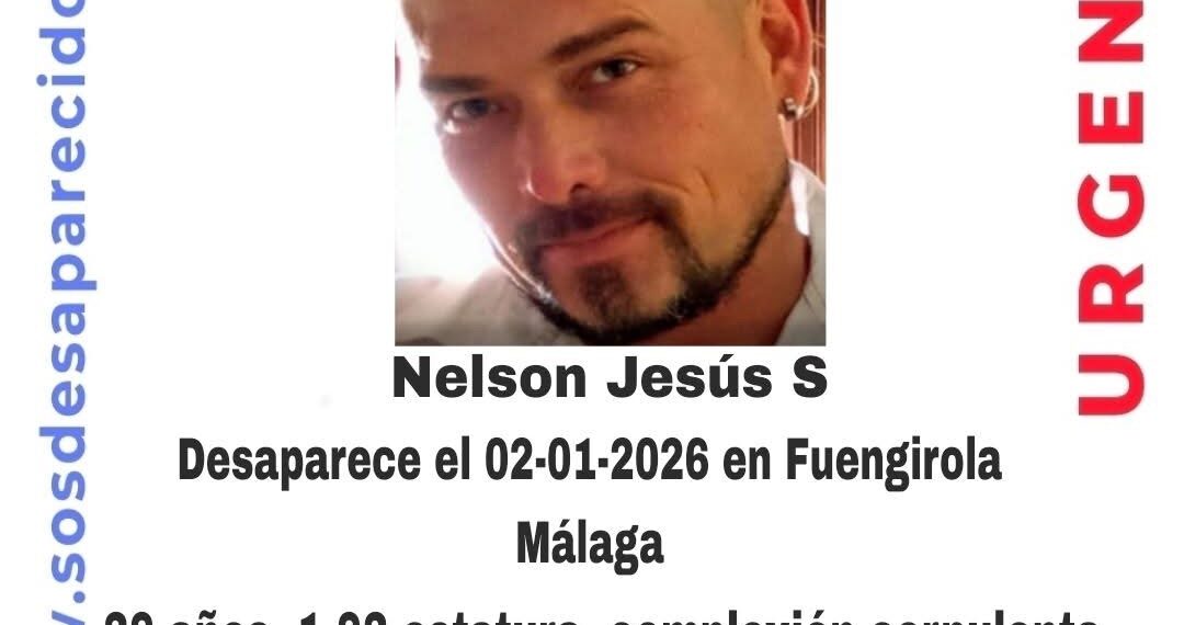 Buscan a un hombre de 38 años desaparecido desde hace más de dos meses en Fuengirola