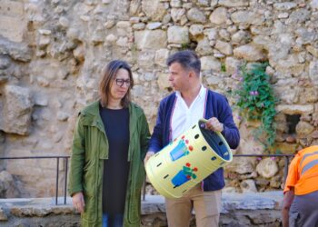 Marbella eleva a 75 las papeleras artísticas del Casco Antiguo tras la incorporación de 25 nuevas unidades creadas por Ana Ortiz
