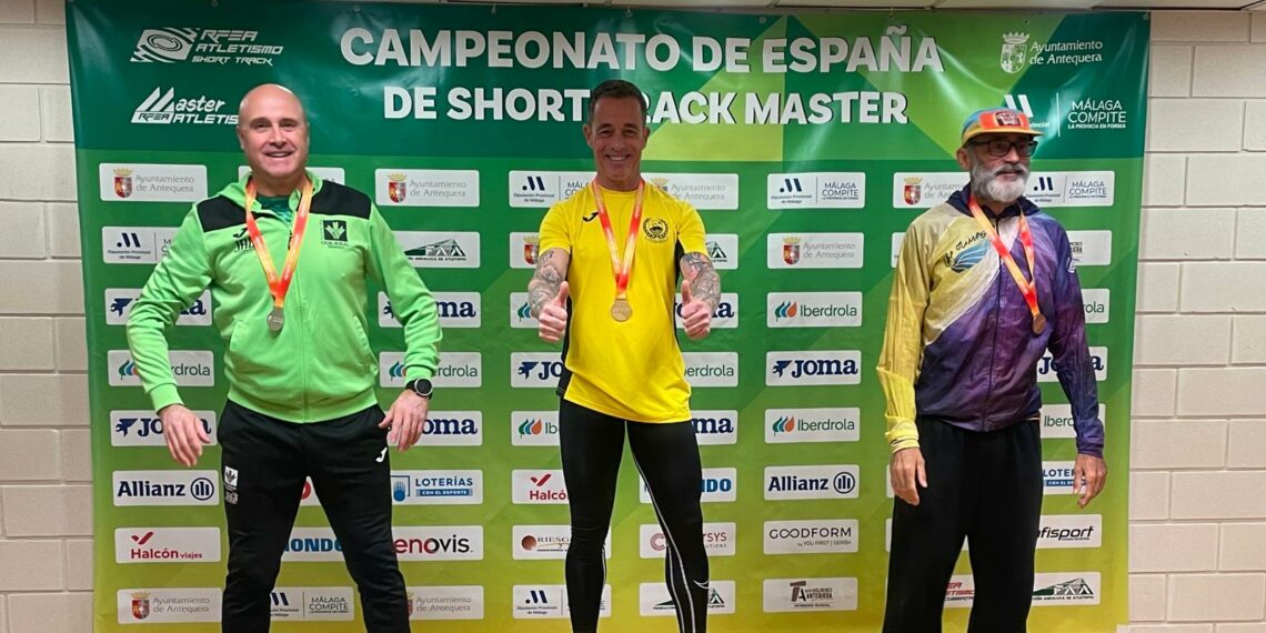Luis Merayo revalida el oro en Salto de Altura M55, en el Campeonato de España Máster de Atletismo Short Track 2026