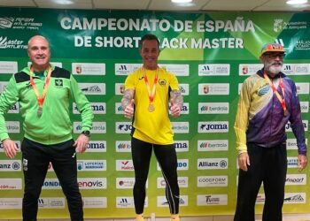 Luis Merayo revalida el oro en Salto de Altura M55, en el Campeonato de España Máster de Atletismo Short Track 2026