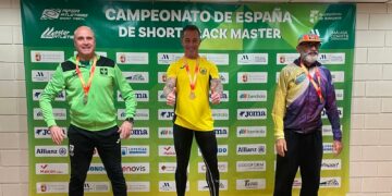 Luis Merayo revalida el oro en Salto de Altura M55, en el Campeonato de España Máster de Atletismo Short Track 2026