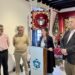 Mijas incorpora a su patrimonio el pendón municipal, una obra artesanal para representar a la Corporación