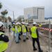 Estudiantes de Ingeniería de Granada visitan las obras del bulevar de Estepona para conocer sus retos técnicos