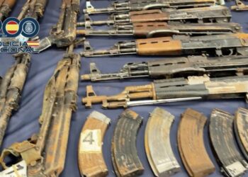 Doble golpe al narcotráfico en Marbella y Algeciras: descubierta una tonelada de cocaína y 25 armas de fuego