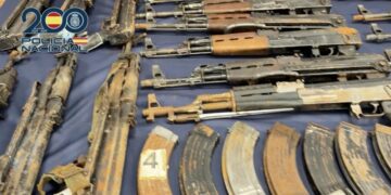 Doble golpe al narcotráfico en Marbella y Algeciras: descubierta una tonelada de cocaína y 25 armas de fuego