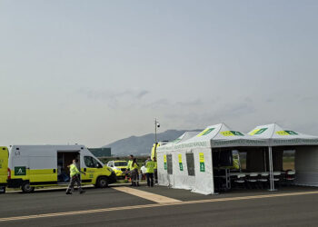 La Junta evalúa los mecanismos de respuesta ante un accidente aéreo con un simulacro en Málaga