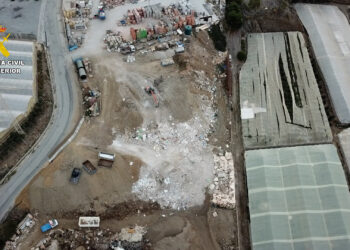 Investigadas 12 personas por el vertido ilegal de más de 160.000 toneladas de residuos de obras en Málaga