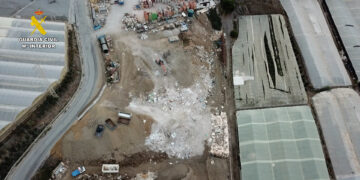 Investigadas 12 personas por el vertido ilegal de más de 160.000 toneladas de residuos de obras en Málaga
