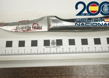 Detenido un hombre tras rajarle la cara a un ciudadano que le llamó la atención por golpear mobiliario urbano en Málaga