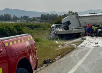 Un fallecido y un herido en un accidente de tráfico en la A-357 en Pizarra