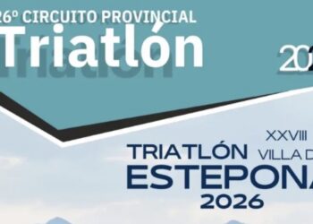 Abierto el plazo de inscripción para participar en el XXVIII Triatlón ‘Villa de Estepona’ 2026, en el que se prevé una participación de en torno a 240 atletas