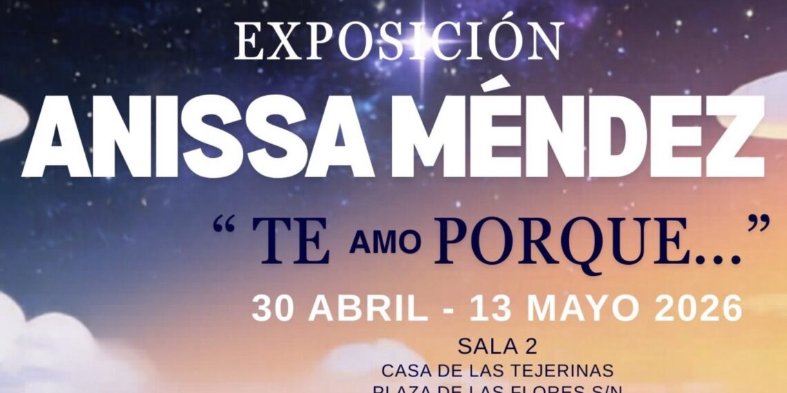 La artista internacional Anissa Méndez, con residencia en Estepona, expone su obra pictórica en la Casa de Las Tejerinas