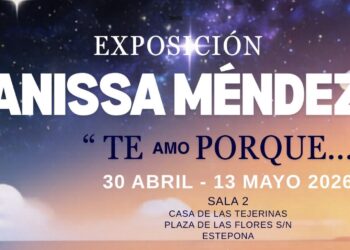 La artista internacional Anissa Méndez, con residencia en Estepona, expone su obra pictórica en la Casa de Las Tejerinas