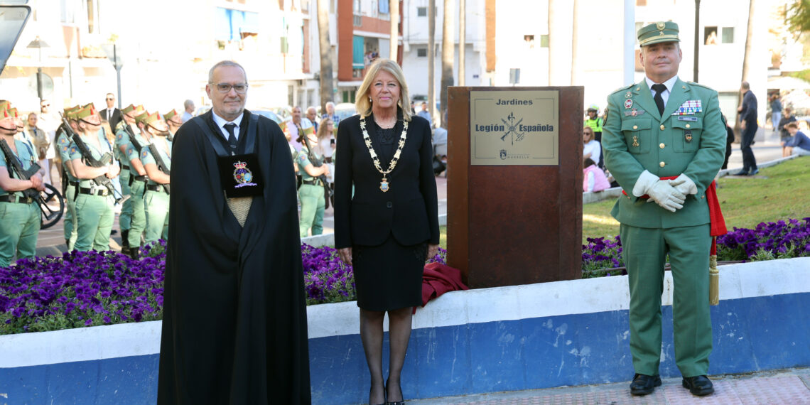 Marbella dedica un espacio público a la Legión en reconocimiento a su vínculo histórico con la ciudad