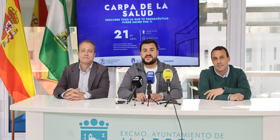 Marbella y el Colegio de Farmacéuticos impulsan la ‘Carpa de la Salud’ y ofrecerán de forma gratuita pruebas de cribado y controles