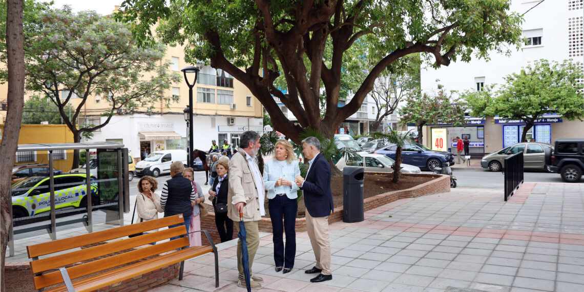 Finaliza la remodelación de uno de los puntos estratégicos de la avenida de la Constitución de San Pedro Alcántara