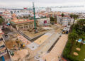 Las obras del sexto aparcamiento de 1 euro durante el día alcanzan su fase final y ya se trabaja en el interior del recinto