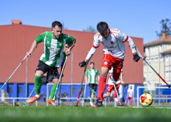 El futbolista esteponero Pedro Aragonés, ganador del Campeonato de España por Clubes de Fútbol para Amputados