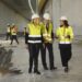 Visita a la ampliación del metro de Málaga en calle Hilera: el túnel progresa hasta los 50 metros