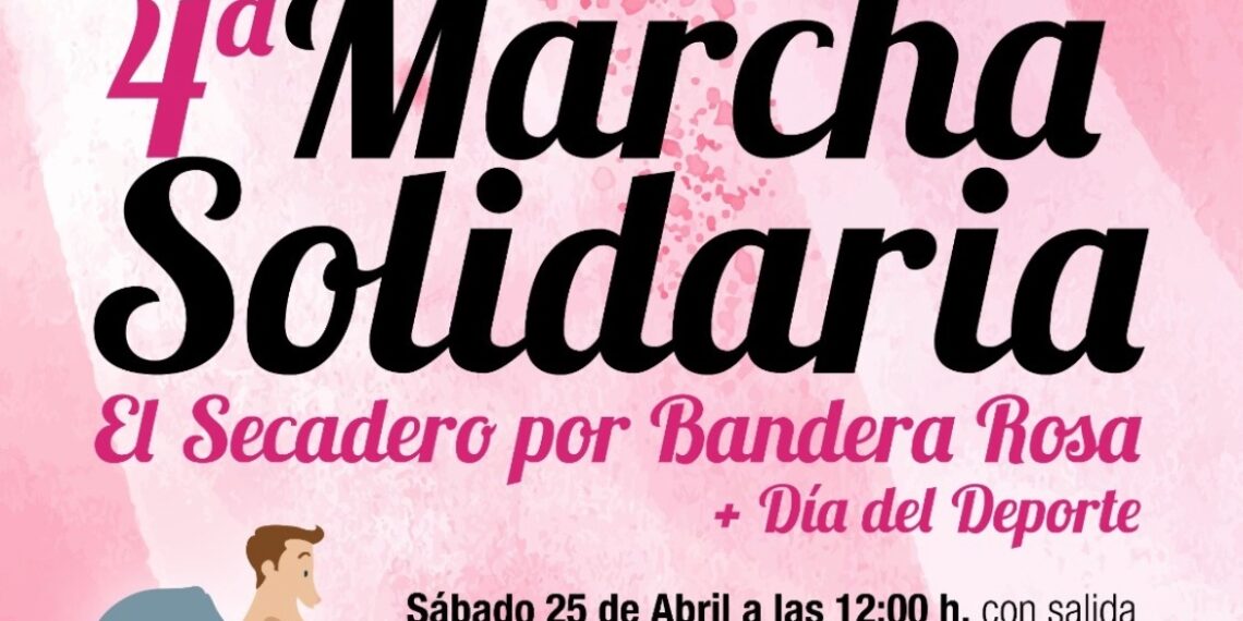 Secadero se tiñe de rosa con la IV Marcha Solidaria a favor de la lucha contra el cáncer