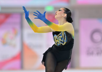 Natalia Baldizzone, plata en la primera prueba de la Copa del Mundo de patinaje artístico