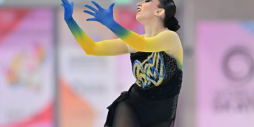 Natalia Baldizzone, plata en la primera prueba de la Copa del Mundo de patinaje artístico